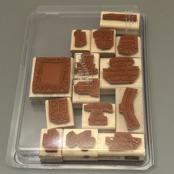 Stampin' UP Wooden Rubber Stamps Lot Multiple Themes Some Unused And New - Picture 5 of 9